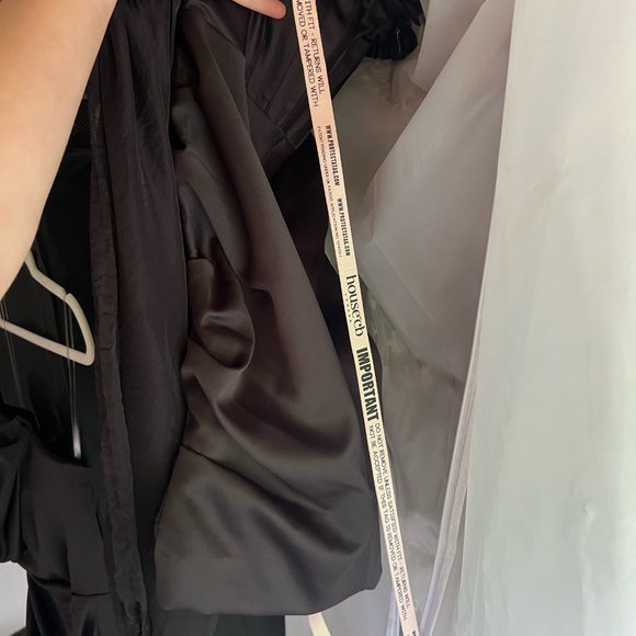 NWT House of CB Beau black draped corset dress - Picture 5 of 7